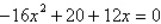 <strong>Write the following quadratic equation in standard form. </strong> A) B) C) D) E)