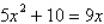 <strong>Write the following quadratic equation in standard form. </strong> A) B) C) D) E)