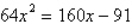 <strong>Solve the following quadratic equation by completing the square. </strong> A) B) C) D) E)