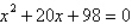 <strong>Use the Quadratic Formula to solve .</strong> A) B) C) D) E)