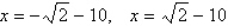 <strong>Use the Quadratic Formula to solve .</strong> A) B) C) D) E)