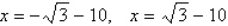 <strong>Use the Quadratic Formula to solve .</strong> A) B) C) D) E)