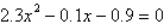 <strong>Use the Quadratic Formula to solve the equation (Round your answer to three decimal places.)</strong> A) B) C) D) E)