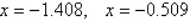 <strong>Use the Quadratic Formula to solve the equation (Round your answer to three decimal places.)</strong> A) B) C) D) E)