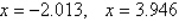 <strong>Use the Quadratic Formula to solve the equation (Round your answer to three decimal places.)</strong> A) B) C) D) E)