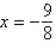 <strong>Solve the following quadratic equation using any convenient method. </strong> A) B) C) D) E)