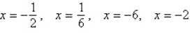 <strong>Find all solutions to the equation .</strong> A) B) C) D) E)