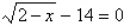 <strong>Find all solutions to the following equation. </strong> A) B) C) D) E)