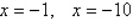 <strong>Find all solutions to the following equation. </strong> A) B) C) D) E)