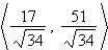 <strong>Find the projection of u onto v if , .</strong> A) B) C) D) E)