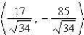 <strong>Find the projection of u onto v if , .</strong> A) B) C) D) E)