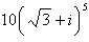 <strong>Use DeMoivre's Theorem to find the indicated power of the complex number. Write the result in standard form. </strong> A) B) C) D) E)