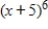 <strong>Use the Binomial Theorem to expand and simplify the expression. </strong> A) B) C) D) E)