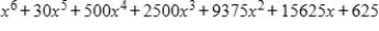 <strong>Use the Binomial Theorem to expand and simplify the expression. </strong> A) B) C) D) E)
