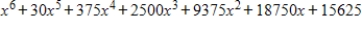 <strong>Use the Binomial Theorem to expand and simplify the expression. </strong> A) B) C) D) E)