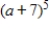 <strong>Use the Binomial Theorem to expand and simplify the expression. </strong> A) B) C) D) E)