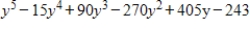 <strong>Use the Binomial Theorem to expand and simplify the expression. </strong> A) B) C) D) E)