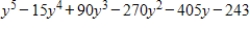 <strong>Use the Binomial Theorem to expand and simplify the expression. </strong> A) B) C) D) E)