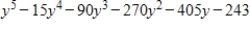 <strong>Use the Binomial Theorem to expand and simplify the expression. </strong> A) B) C) D) E)