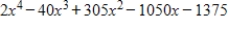 <strong>Use the Binomial Theorem to expand and simplify the expression. </strong> A) B) C) D) E)