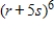 <strong>Use the Binomial Theorem to expand and simplify the expression. </strong> A) B) C) D) E)