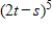 <strong>Expand the binomial by using Pascal's Triangle to determine the coefficients. </strong> A) B) C) D) E)