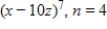 <strong>Find the specified nth term in the expansion of the binomial. </strong> A) B) C) D) E)
