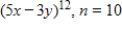 <strong>Find the specified nth term in the expansion of the binomial. </strong> A) B) C) D) E)