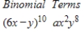 <strong>Find the coefficient a of the term in the expansion of the binomial. </strong> A)1,621 B)1,620 C)1,619 D)1,623 E)1,618