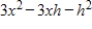 <strong>Expand the expression in the difference quotient and simplify. Difference quotient </strong> A) B) C) D) E)