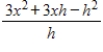 <strong>Expand the expression in the difference quotient and simplify. Difference quotient </strong> A) B) C) D) E)