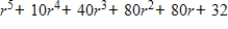 <strong>Use the Binomial Theorem to expand and simplify the expression. </strong> A) B) C) D) E)