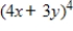 <strong>Use the Binomial Theorem to expand and simplify the expression. </strong> A) B) C) D) E)