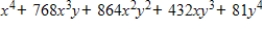 <strong>Use the Binomial Theorem to expand and simplify the expression. </strong> A) B) C) D) E)