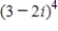 <strong>Use the Binominal Theorem to expand the complex number.Simplify your result. </strong> A) B) C) D) E)
