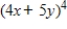 <strong>Use the Binomial Theorem to expand and simplify the expression. </strong> A) B) C) D) E)