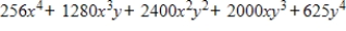<strong>Use the Binomial Theorem to expand and simplify the expression. </strong> A) B) C) D) E)