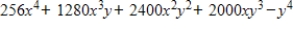 <strong>Use the Binomial Theorem to expand and simplify the expression. </strong> A) B) C) D) E)