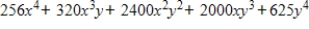 <strong>Use the Binomial Theorem to expand and simplify the expression. </strong> A) B) C) D) E)