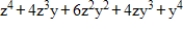<strong>Use the binomial theorem to expand the binomial. </strong> A) B) C) D) E)