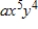 <strong>Find the coefficient a of the term in the expansion of the binomial. Binomial Term </strong> A)a = 13 B)a = 10206 C)a = 45 D)a = -19683 E)a = 3024
