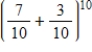<strong>The probability that a basketball player will make a given free throw is .To find the probability that the player makes exactly 7 out of her next 10 free throws,evaluate the term in the expansion of .Round to four decimal places.</strong> A)0.0090 B)3.3897 C)0.0007 D)0.2668 E)9.8825