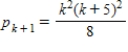 <strong>Find pk<sub> + 1</sub> for the given pk<sub> </sub>. </strong> A) B) C) D) E)