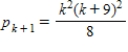 <strong>Find pk<sub> + 1</sub> for the given pk<sub> </sub>. </strong> A) B) C) D) E)