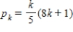<strong>Find pk<sub> + 1</sub> for the given p<sub>k</sub>. </strong> A) B) C) D) E)