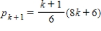 <strong>Find pk<sub> + 1</sub> for the given p<sub>k</sub>. </strong> A) B) C) D) E)