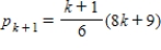 <strong>Find pk<sub> + 1</sub> for the given p<sub>k</sub>. </strong> A) B) C) D) E)