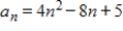 <strong>Find a quadratic model for the sequence with the indicated terms. </strong> A) B) C) D) E)