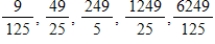 <strong>Select the first five terms of the sequence. </strong> A) B) C) D) E)