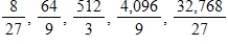 <strong>Select the first five terms of the sequence.(Assume that n begins with 1. ) </strong> A) B) C) D) E) 